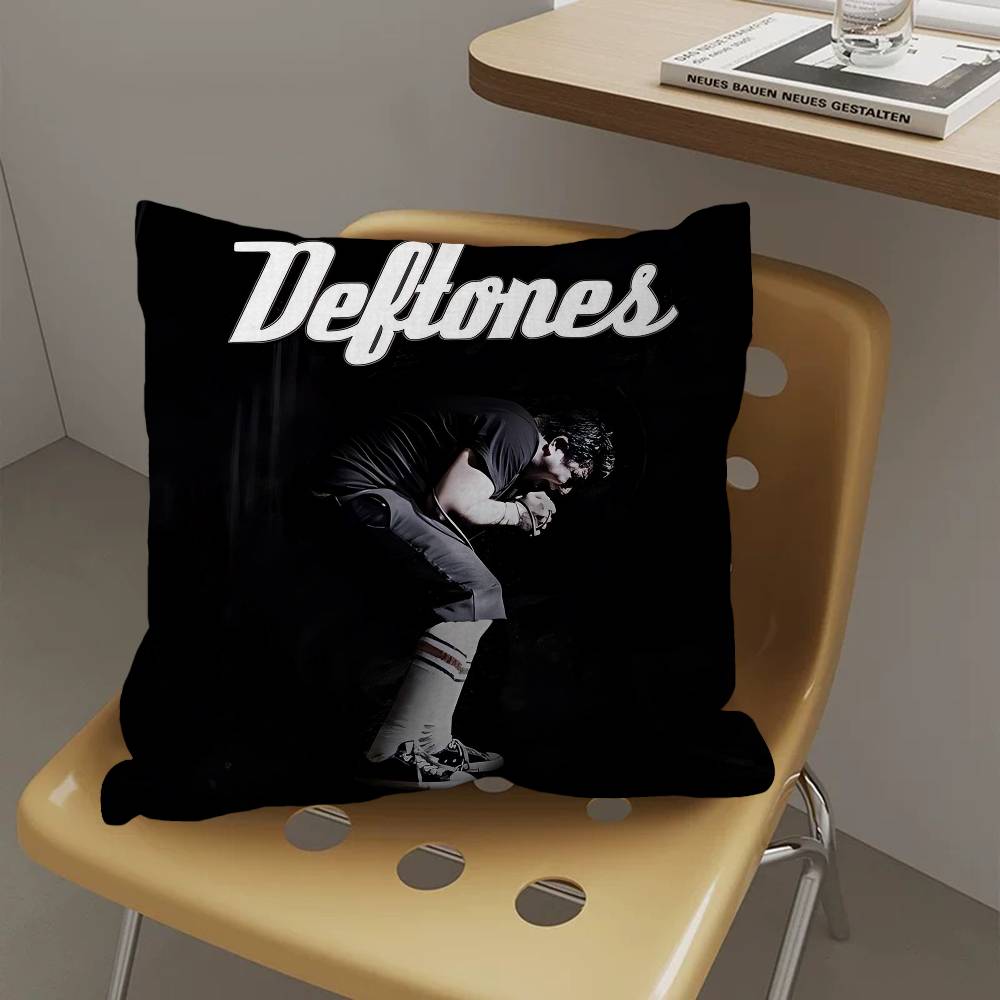 D-Deftones Fashion Cushion Cover Car Throw Pillow Case For Sofa Car Christmas Gift 40X40Cm 45X45Cm