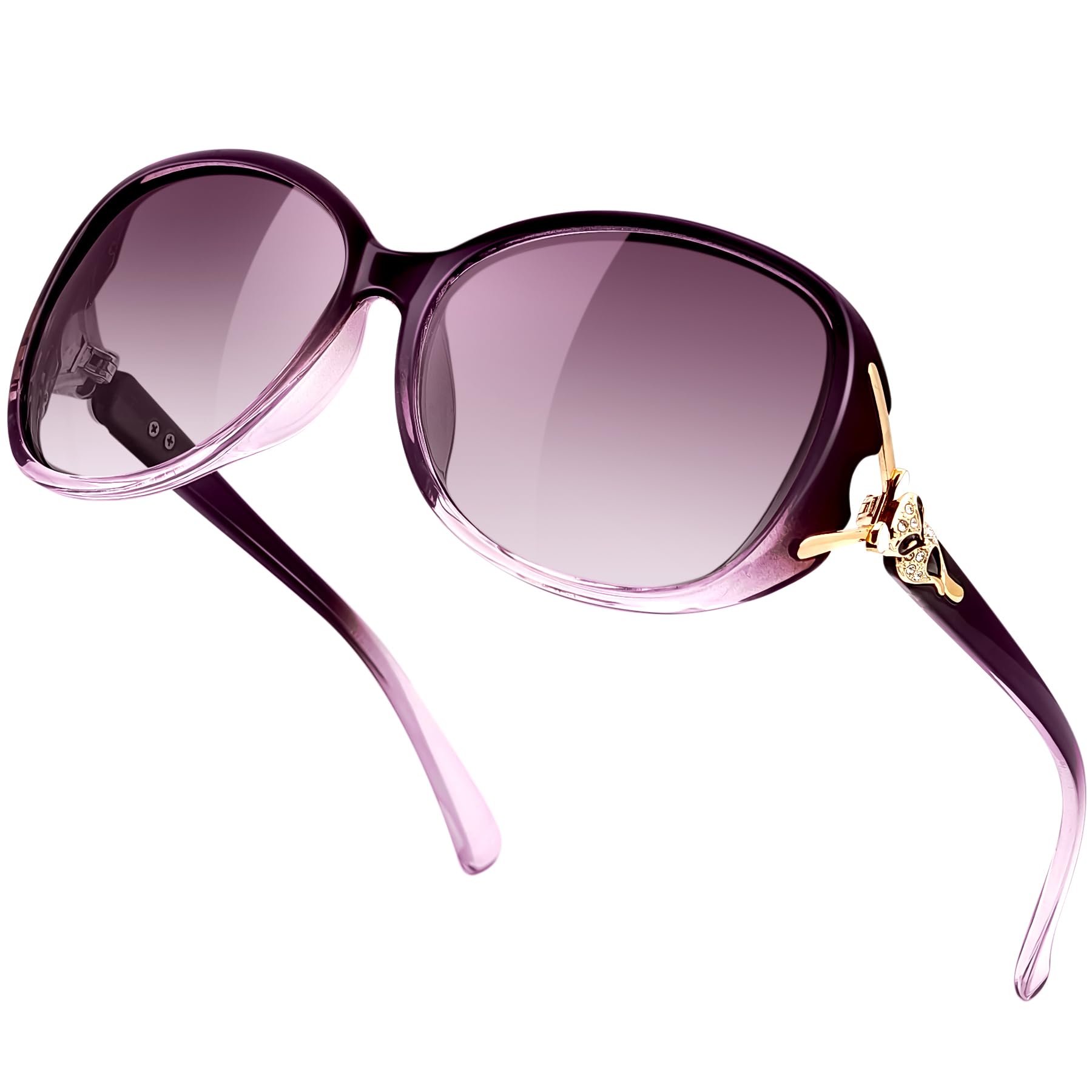 

MAIVARDAY Women s UV400 Polarized Sunglasses, UV Protection, Face-Slimming Effect, Oval Shape, Fashionable, Large, Lightweight, for Driving