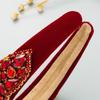 Haarband für Damen im Barock-Vintage-Stil, wunderschöne farbige Glasdiamanten mit Schneeflocke, personalisiertes, super blinkendes Stirnband-Zubehör