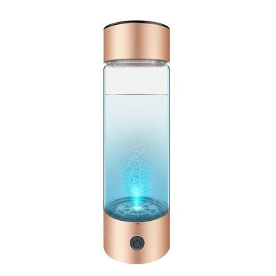 Wasserstoff-Wassergenerator mit PEM-SPE-Technologie, 330 ml wiederaufladbare Wasserstoff-Wasserflasche –