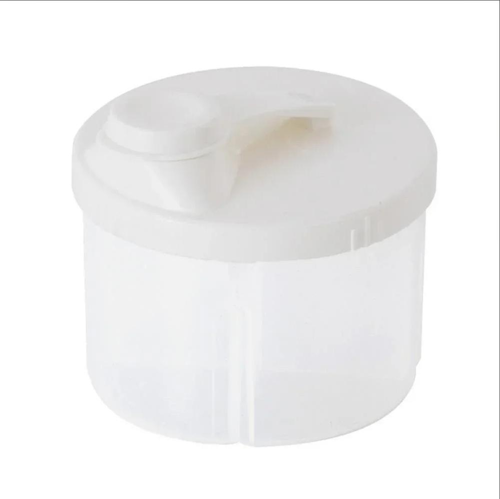 Baby Formula Dispenser on The Go, Non-Spill Rotating Four-Compartment Formula Container To Go, Snack Container for Outdoor белый