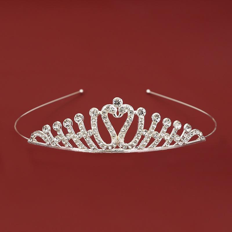Bridal jewelry children's hairband headband alloy birthday party crown flowers dress up hair accessories princess crown