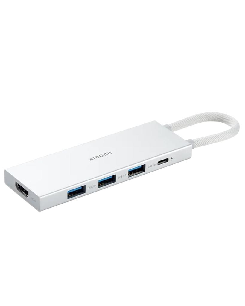 Xiaomi Hub Dual Display 4K PD100W Fast Charging High Speed HDMI Port High Speed Data Transfer Storage Protection Compatible with OS 5-in-1 Type-C