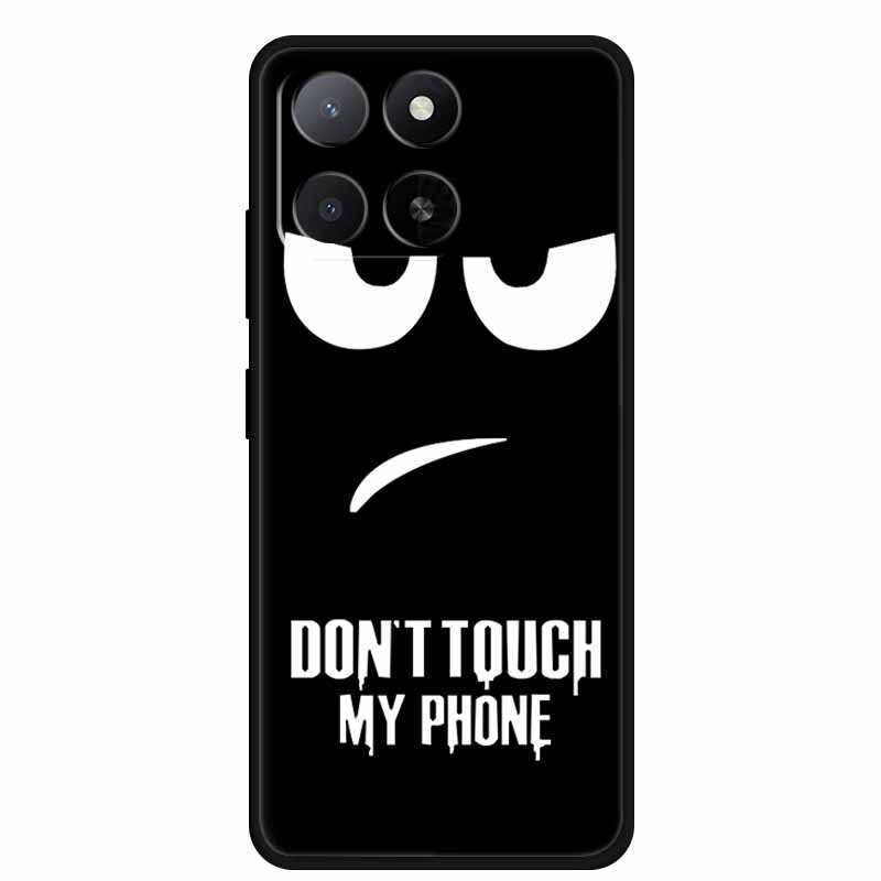 Für ZTE Blade A55 A35 Hülle Tiere Weiches Silikon TPU Handyhüllen Rückseite für ZTE Blade A35 BladeA55 Wolf Stoßfest Cool Capa