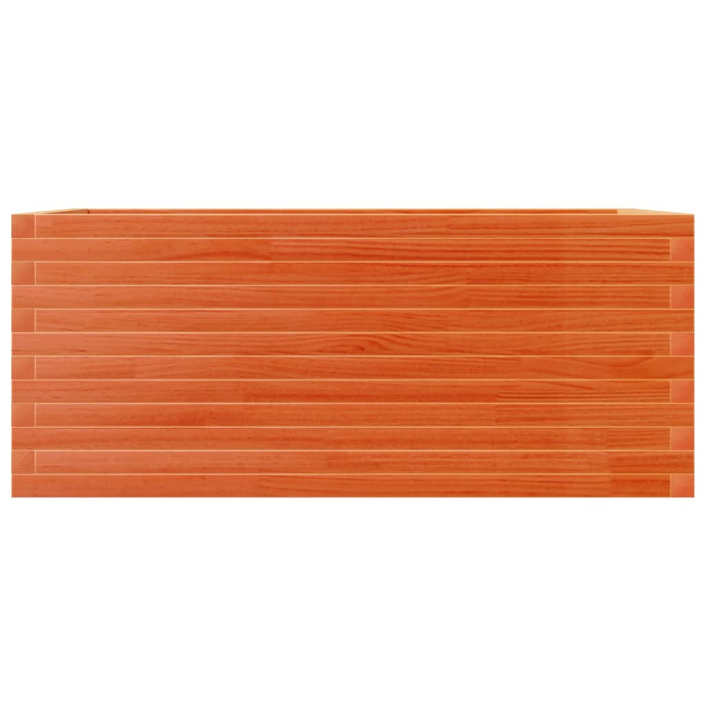Plant Box Wax Brown 110 X 60 X 45.5 Cm Solid Pine Wood