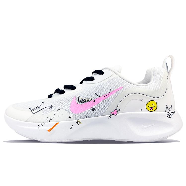 Nike Wearallday Low top Running Shoes Women s White CJ1677-100(Team40-) 38.5