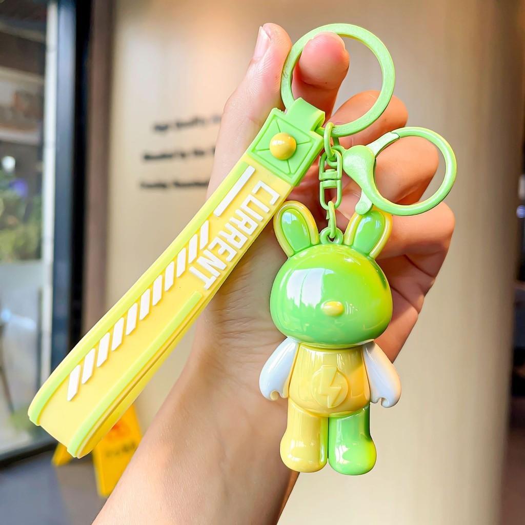 Stylish Keychain Bunny Fun Colored Resin Charm Ideal For Students And Couples