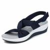 Large Size New Sandals for Women, Simple Fish Mouth Muffin Sole Sandals for Women