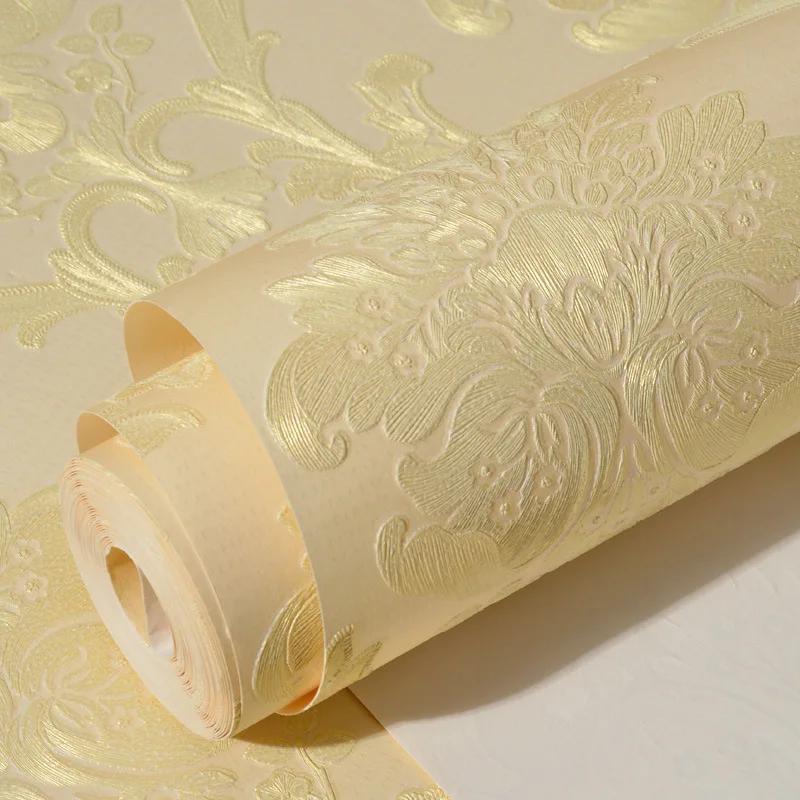 3D Wallpaper Exquisite Embossed Home Decor Bedroom Living Room Deco Modern Wallpaper Self Adhesive Contact Paper Papel Pared