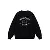 Nike Bunny Print Outdoor Versatile Solid Color Letter Logo Crewneck Sweatshirt Unisex Sweatshirt Black BV2667-010(TEAM1061-3.3.34)
