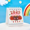 Cute 2025 Calendar Mini Mini Desktop Calendar Creative Fruit Text Calendar  Desk Check-in