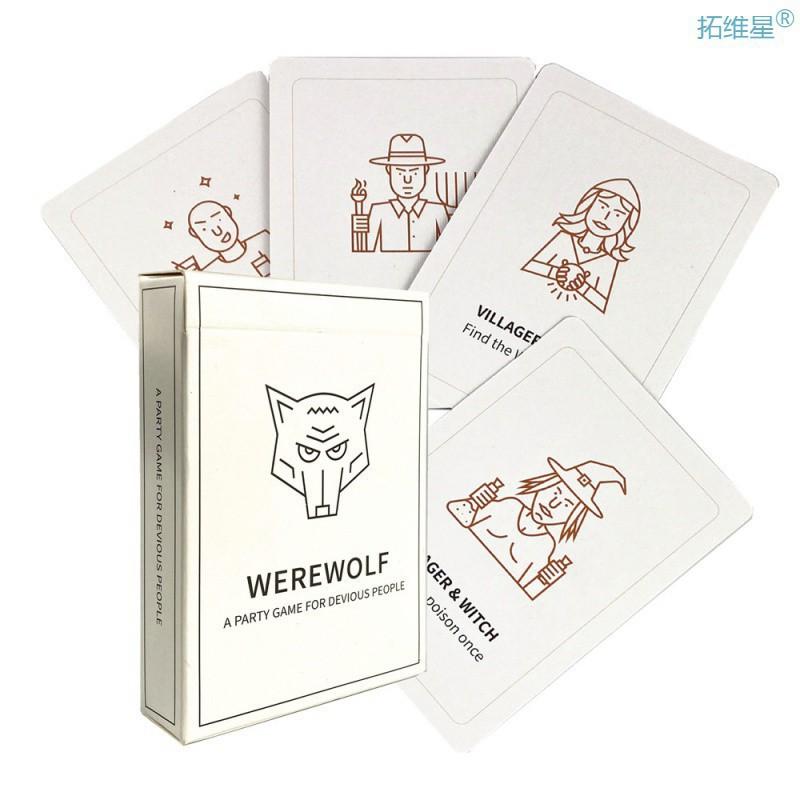 One Night Ultimate Werewolf Card Game Full English Edition Party Board Game 3-10 Players