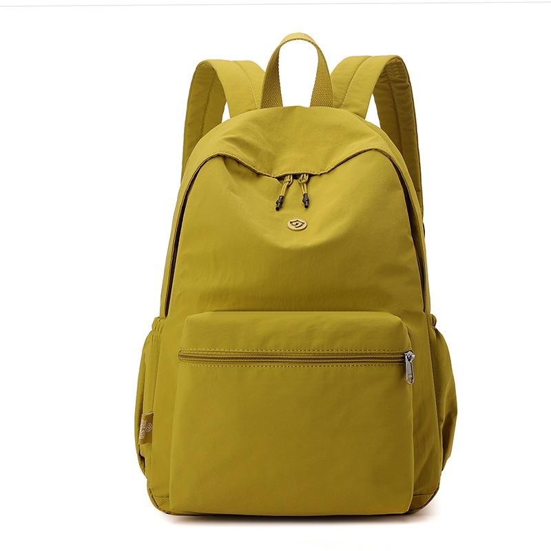 Anti-splashing nylon bag, new large-capacity student schoolbag, trendy outdoor travel bag, literary women's backpack.