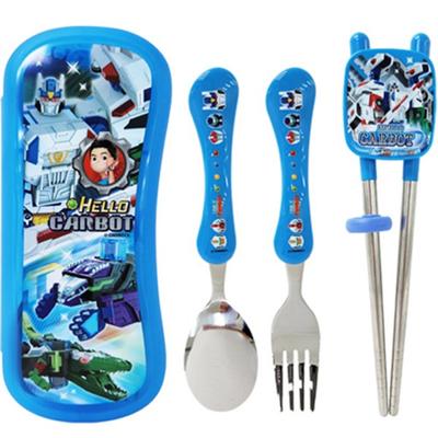 Leburn Hello Carbot 12 Όλα σε Ένα Διορθωτικά Μπαγκέτες Πλήρες Σετ, Διάφορα Χρώματα, Κουτάλι + Πιρούνι + Μπαγκέτες + Θήκη, Κορεατικά δημοφιλή επιτραπέζια σκεύη