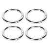 20Pcs Spring O Rings 1.61in Diameter 0.2in Thick Strong Copper Compact Spring Buckles for Keychain Necklace Jewelry  