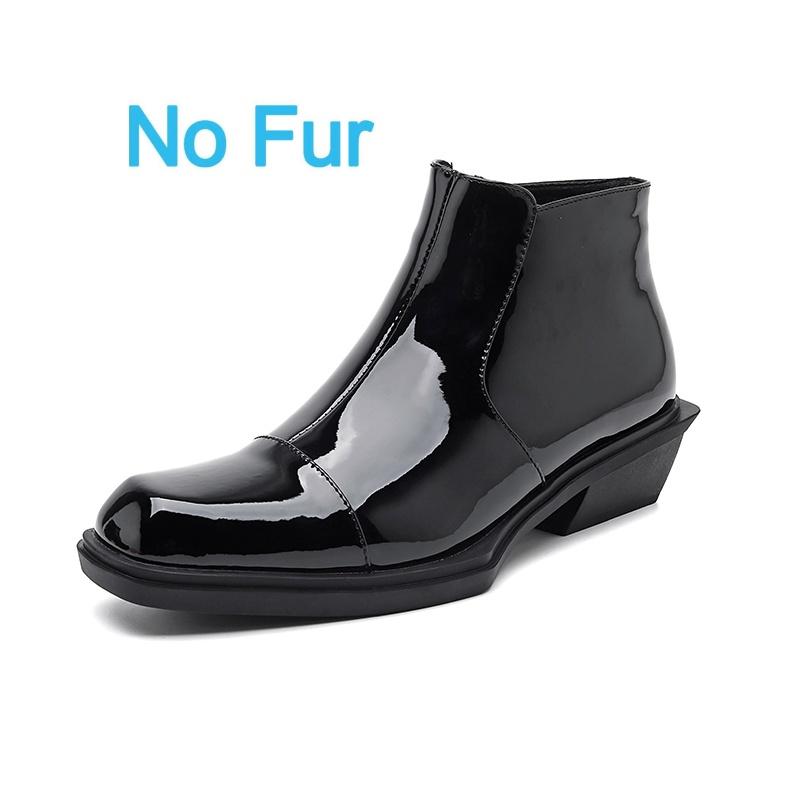 

Модные ботинки-казаки с острым носком в британском стиле, ботинки из натуральной кожи для мужчин, роскошные элегантные повседневные кожаные офисные деловые базовые ботинки 46