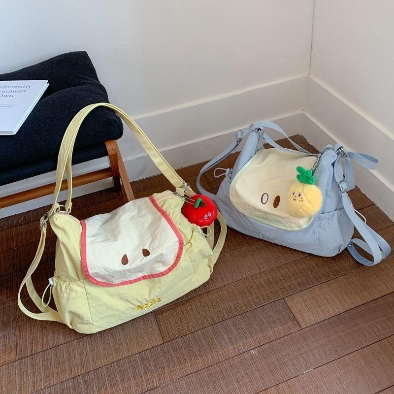 Japanese Fruit Small Shoulder Bag With Nylon Material For Casual Daily Use