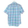 Unused RALPH LAUREN Check Short Sleeve Button Down Shirt XL(18-20) Blue Kid's Used