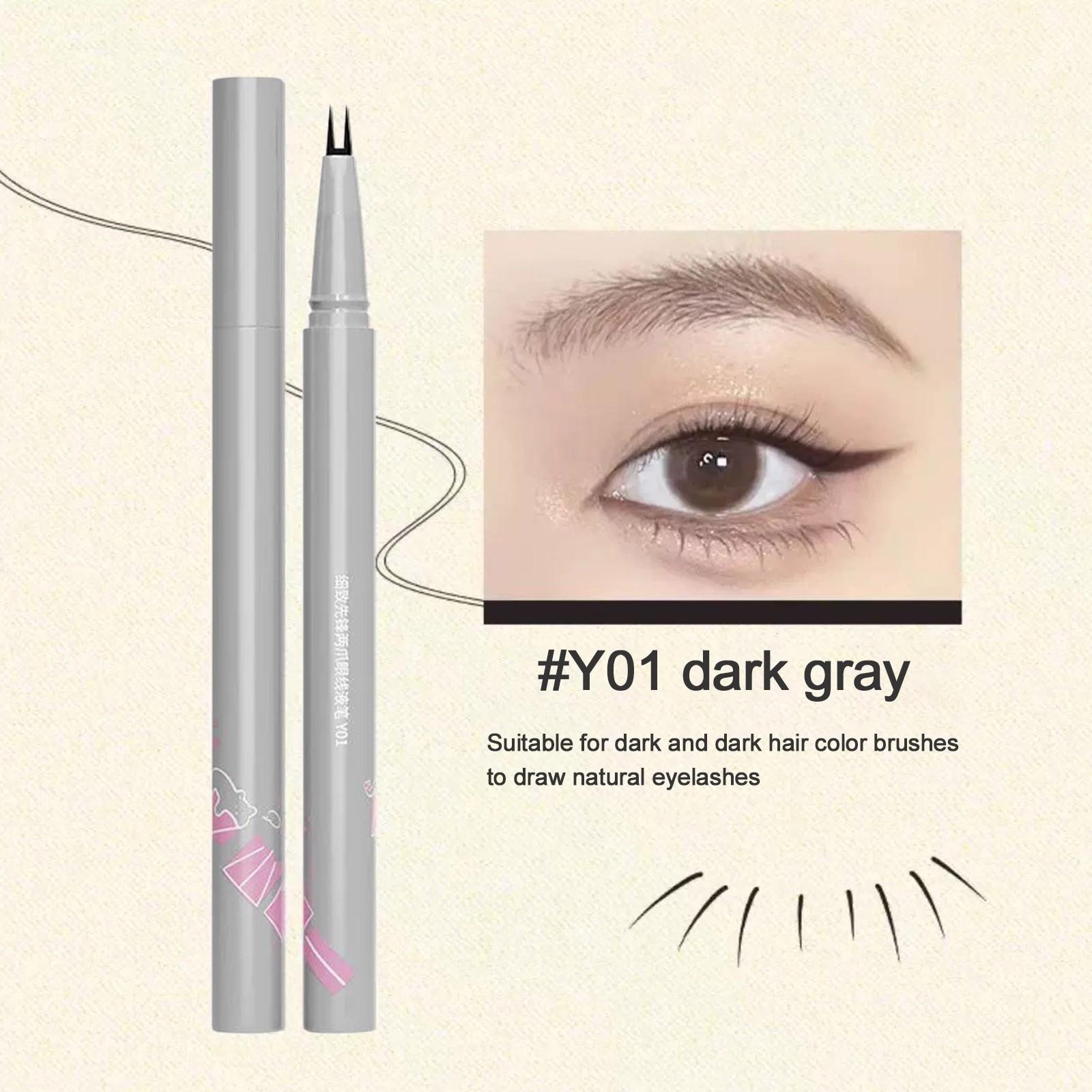 

Подводка для нижних ресниц с двойной вилкой. Раздвоенная нижняя подводка для нижних ресниц. Быстросохнущая, водонепроницаемая, долговечная, не размазывается. Жидкая подводка для глаз шелкопряда 0,5 мл. One Size