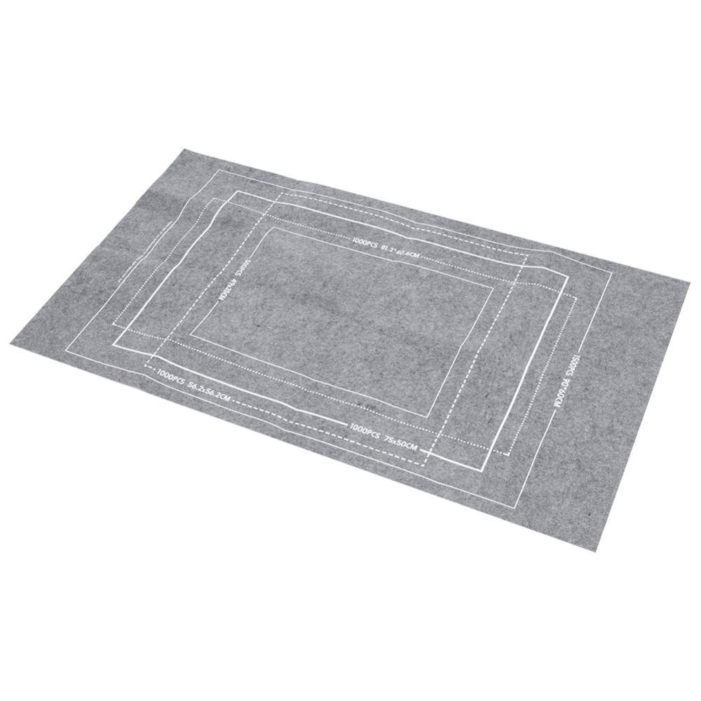 Gray Puzzle Mat Felt Cloth Puzzle Storage Mat Puzzle Accessories Puzzles Blanket Household Use