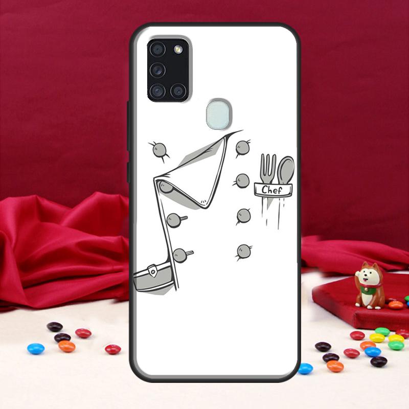 Baking Cook Chef For Samsung Galaxy A34 A54 A14 A71 A51 A31 A11 A12 A22 A32 A52 A72 A50 A13 A53 Case