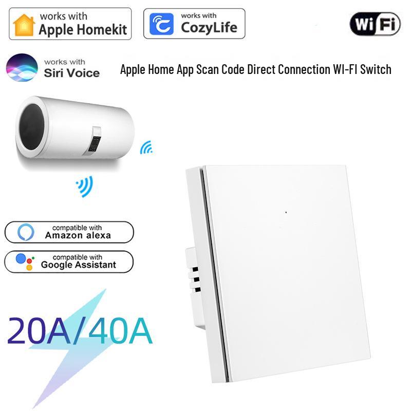 Smart HomeKit Water Heater & Light Switch Timer, 20A/40A, Voice Controlled via Alexa