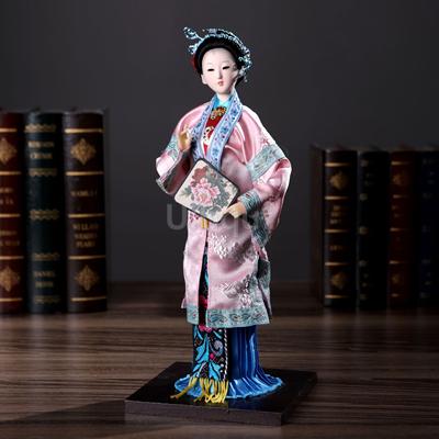 Bonecas Estilo Antigo Boneca Chinesa Criativa da Dinastia Qing Doze Artesanatos de Cabelo Dourado de Sonho na Mansão Vermelha Melhor Presente