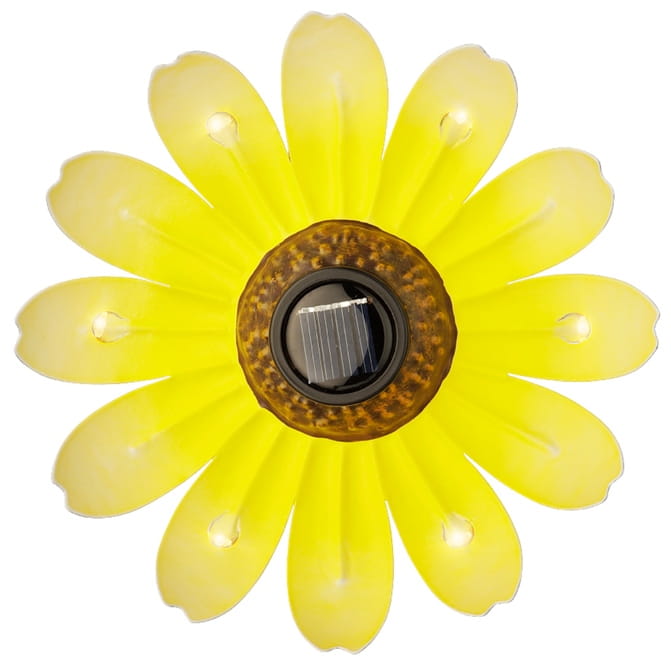 Zonnebloem LED 14x4cm decoratieve tuinlamp