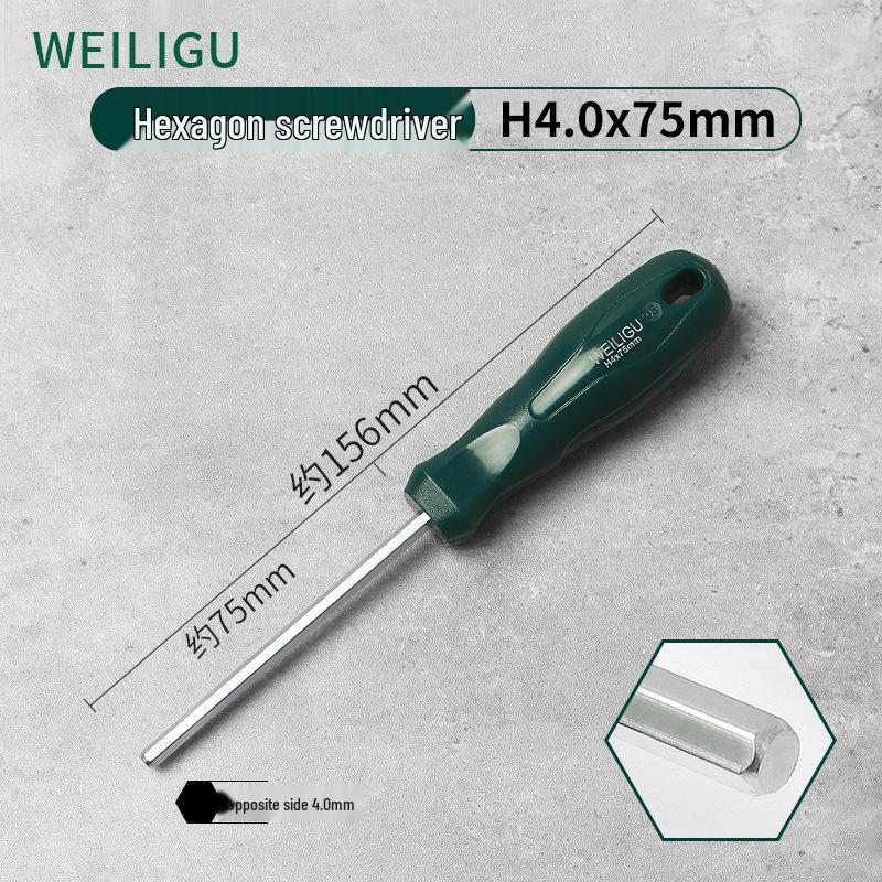 Hexagonal Screwdriver and Wrench Set with Extended Handle (H2.5/4mm)