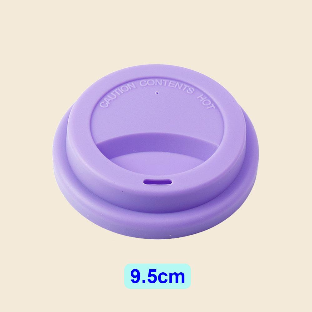 

2 Sizes Universal Reusable Silicone Cup Cover Fresh Lids Insulation Anti-Dust Cup Cover Coffee Mug Lid Suitable For 8.5-9cm