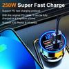 Universal Mobile Phone PD Type C Car Charger 6 Ports Car Smartphone Fast QC 3.0 Charging For IPhone Samsung Xiaomi Huawei