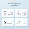 Long Handle Toilet Brush Golf Toilet Brush Silicone Toilet Brush Set Golf Club Toilet Brushes for Bathroom Quick Drying Toilet Bowl Brush and Holder