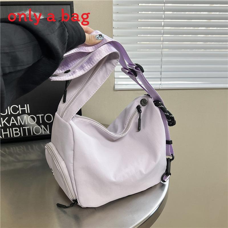 Nylon Convertible Backpack With Zipper Closure For Casual Travel And Daily Use