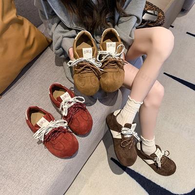 Women's Sneakers Spring Autumn New Lightweight Comfortable Lace Up Casual Shoes Comfortable Vintage Outdoor Non Slip Board Shoes