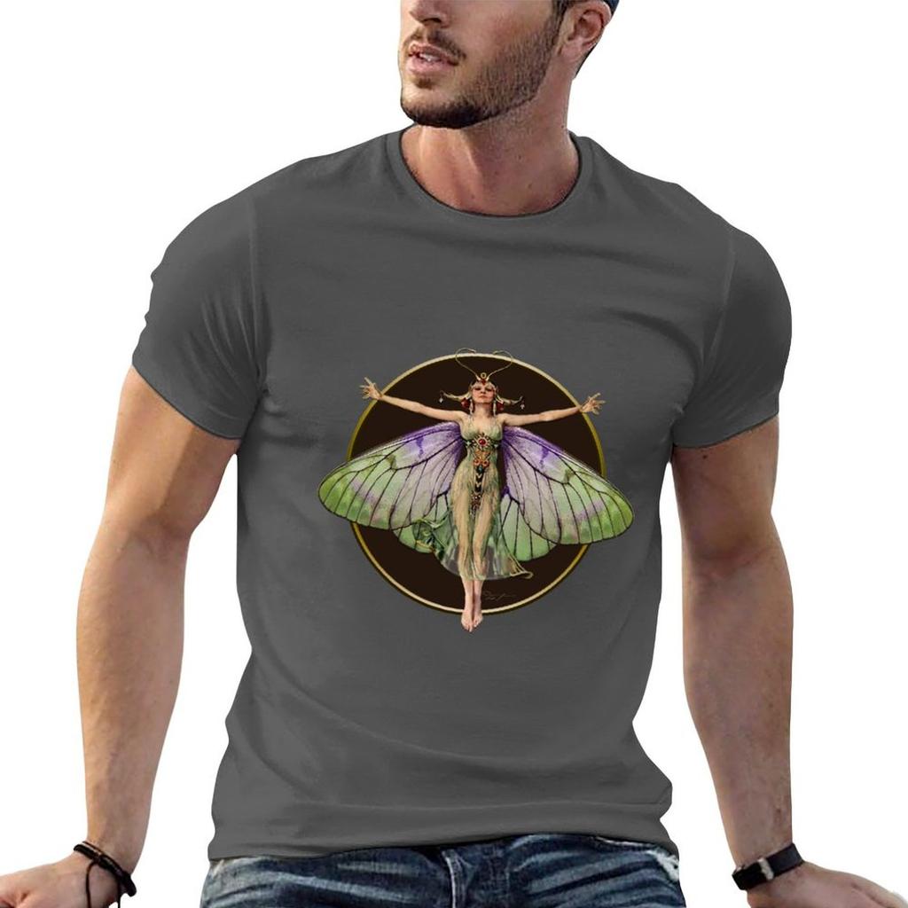 Flapper Fairy Moth Wings TShirt Trendy Casual Short Sleeve Shirt