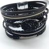 Europäisches und Amerikanisches Mode Damen Lederarmband mit Magnetschnalle - Vielseitiges Schmuckstück