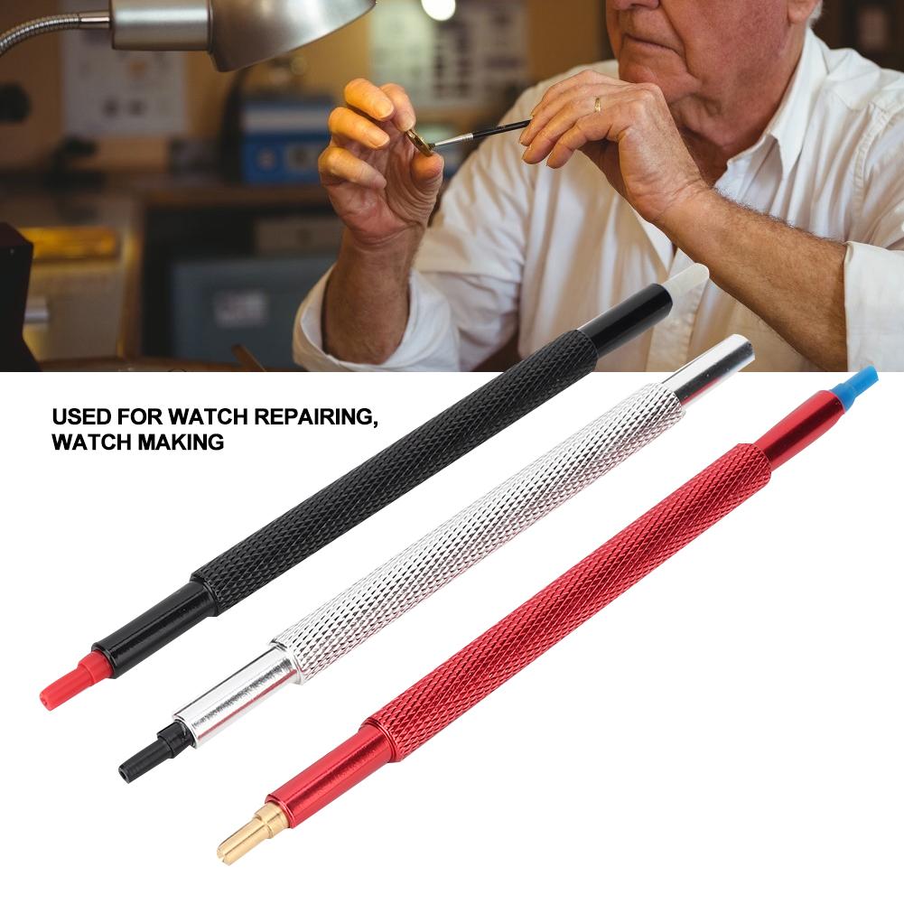 3 Stück 7404 Doppelkopf Uhrenzeiger Aufsetzer Uhrenreparaturwerkzeug für Uhrmacher