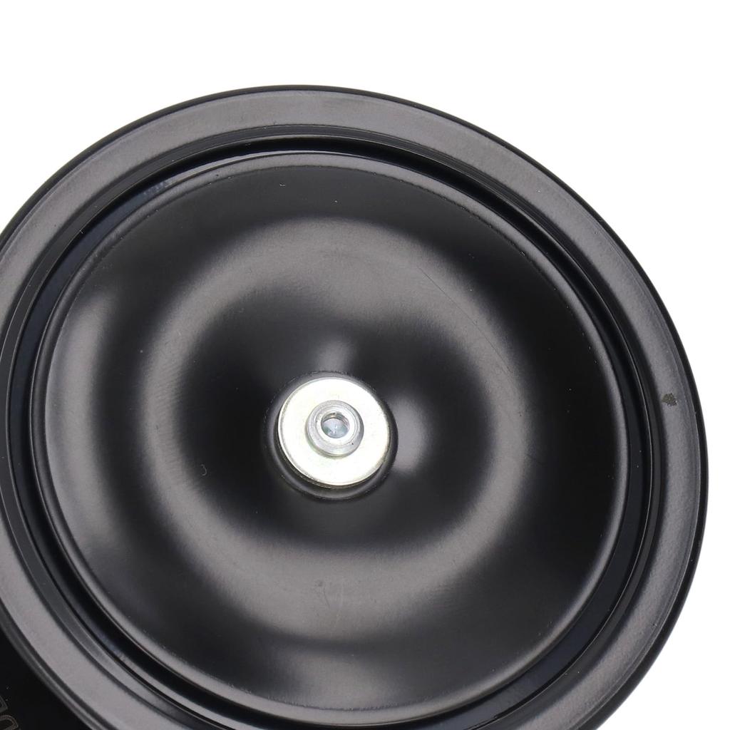 24V 3A Forklift Horn, 105dB Loud Universal Car Disc Horn, Truck Metal Horn for Excavator Special Vehicle Construction Machinery