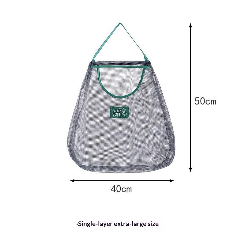 1 Stück Tragbare Hängende Netz-Aufbewahrungstasche Mehrzweck Atmungsaktiv Küche Obst und Gemüse Hängebeutel