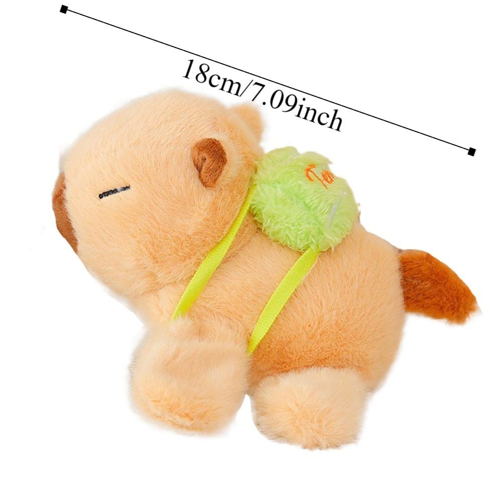 Simulation Capybara Slap Bracelet Wrist Style Cartoon Rodent Plush Doll Slap Bracelet Soft Cute Capybara Plush Wrist Band