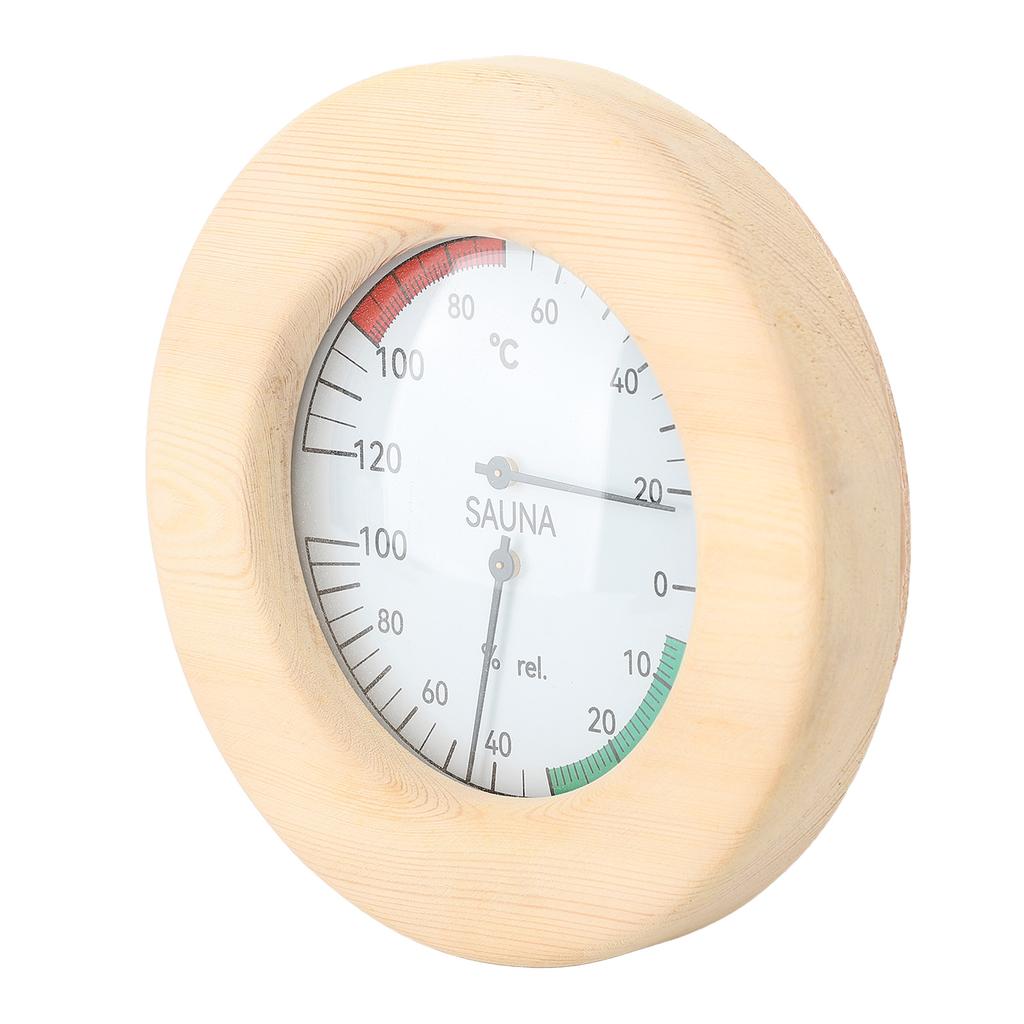 Sauna Hygrothermograph 2 In 1 Wall Mounted Real Time Monitoring Sauna Room Thermometer and