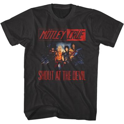 Motley Crue Shout at The Devil Herren T-Shirt Vintage Rock Album Konzert Merch