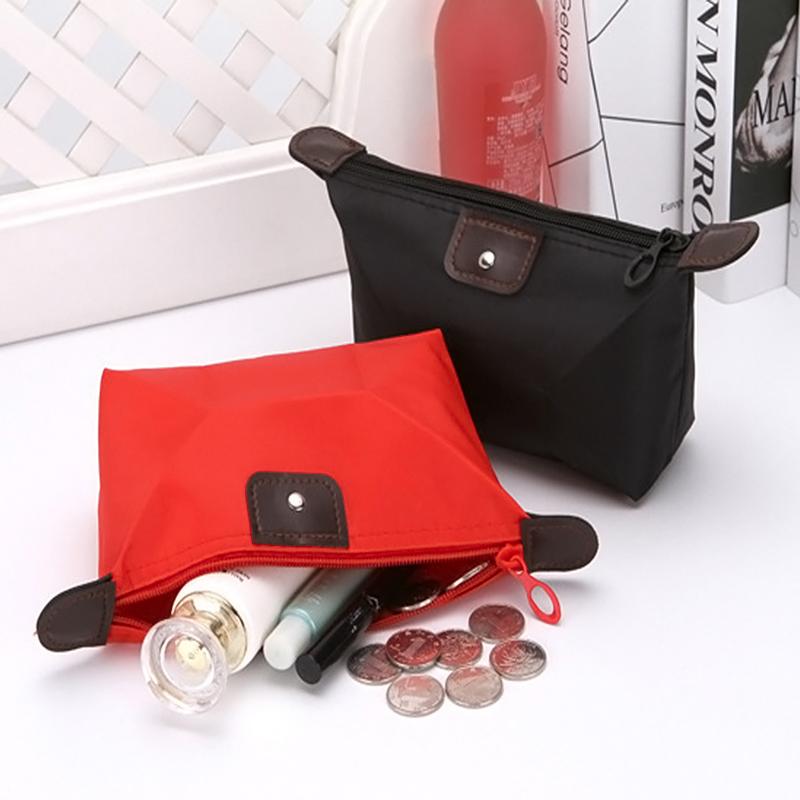 Portable Cosmetic Bag For Women Colorful Waterproof New Travel Dumpling Storage Bags Mini Cute Toiletry Makeup Tote Bags Purses