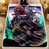 Flannel BlanketGodzilla Warm Soft Throw Blanket for Indoor Sofa Bed Living Room Use