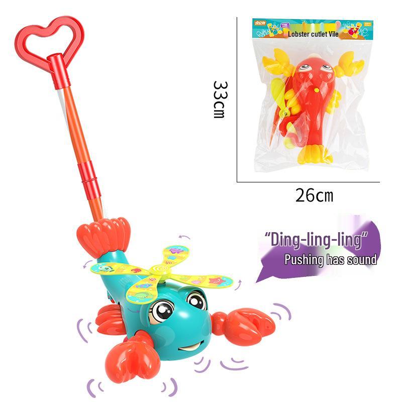 Children's Airplane Animal Push Walker Toy