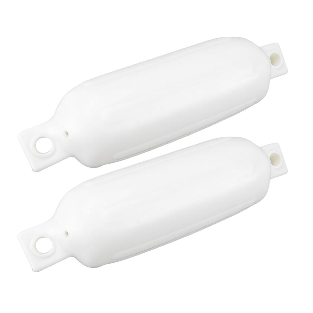 Aufblasbarer Bootsfender PVC Leicht Tragbarer Bootsanlegefender mit Schwarzem Seil für Yachtschiffe