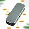 Multi-function 4 In 1 Type-C Hub HD-Compatible 3.5mm Jack Earphone Adapter USB Extender Hub