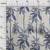 oneOone Cotton Cambric Dusty Gray Fabric Tropical Palm Tree Dress Material Fabric Print Fabric By The Yard 42 Inch