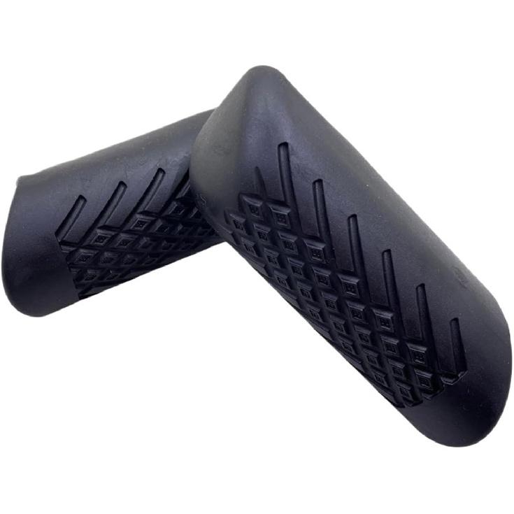 2PC Universal 32MM Motorcycle Crash Bar Front Bumper Protective Cover Rubber Engine Guard Pad