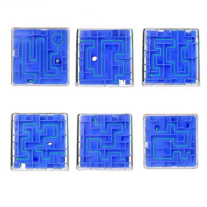 3D Maze Cube Labyrinth Rolling Twist Toy for Intellectual Challenge Puzzle Game